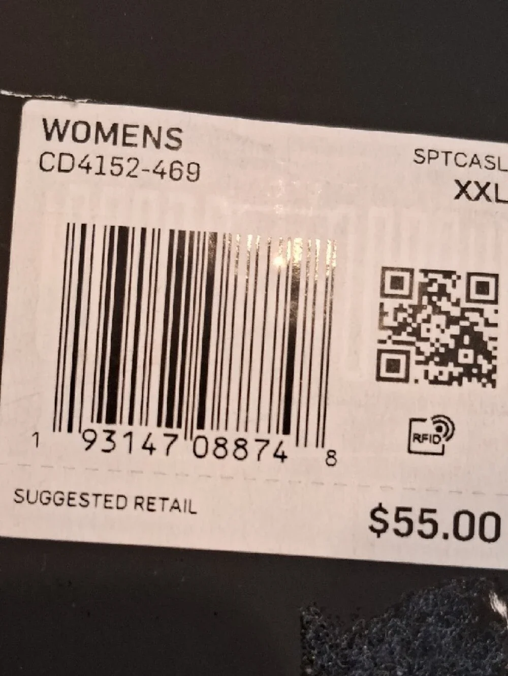 Nike Blue Womens Standard Fit Jogger Pants with White Swoosh Tag - Picture 15 of 16